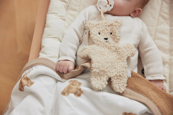 Manta porta chupón Teddy Bear Naturel Jollein