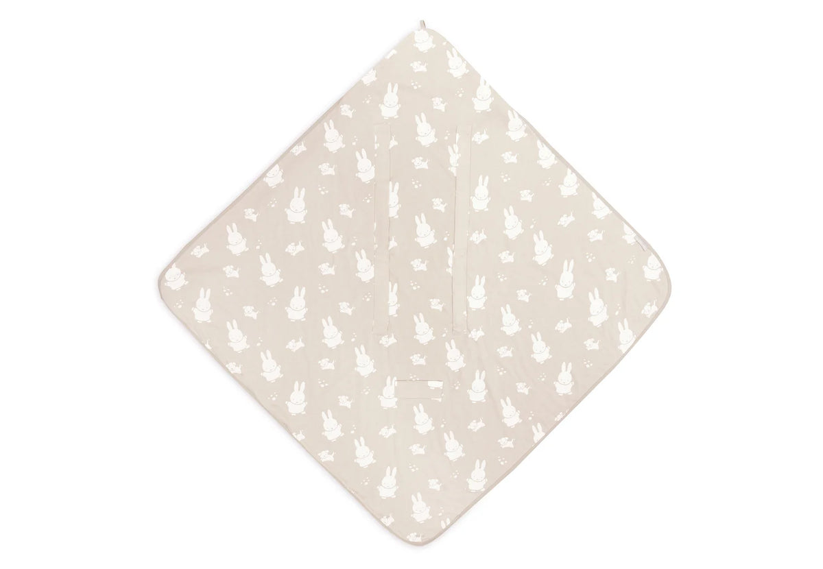 Manta envolvente Miffy & Snuffy - Nougat Jollein