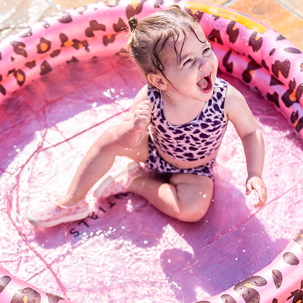 Piscina 100 cm Leopard Rose Gold Swim Essentials