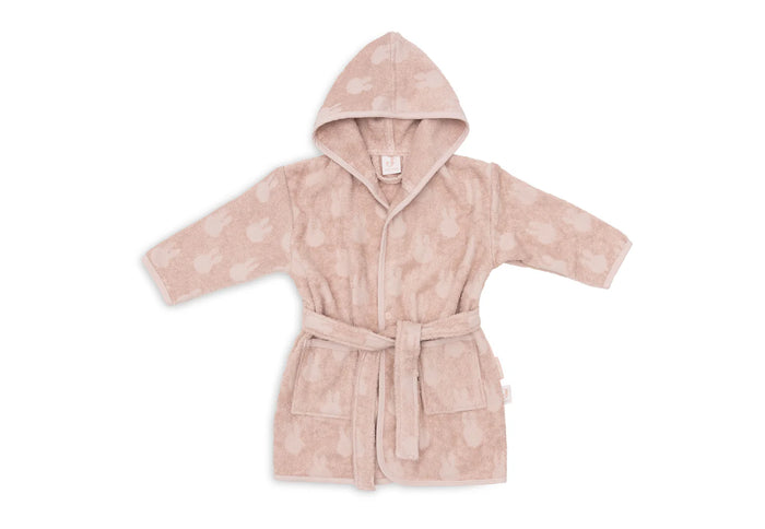 Bata de baño Terry 1-2 años Miffy Jacquard - Wild Rose Jollein