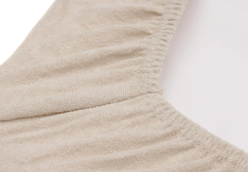 Funda de cambiador Terry 50x70cm Oatmeal - Sand - 2 Pack Jollein