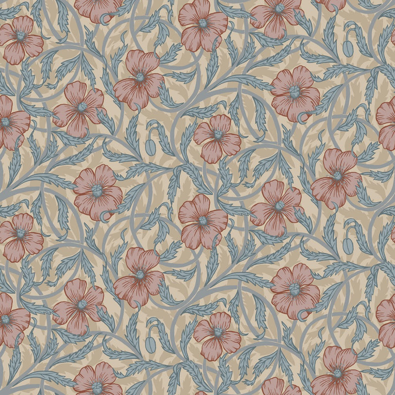 Wallpaper Infantil Poppy Beige