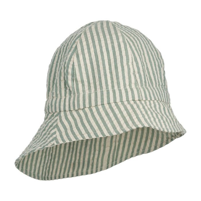 Gorra SUNNEVA a rayas Peppermint White Liewood