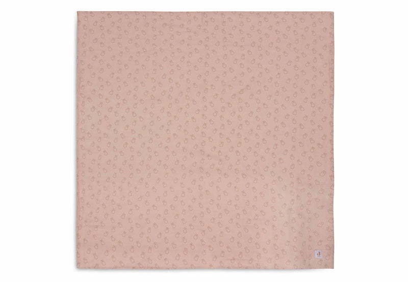 Set de 2 Mantas de muselina 115x115cm Miffy Silhouettes Wild Rose Jollein