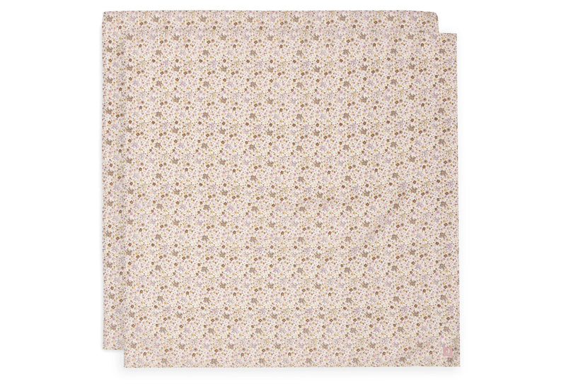 Set de 2 Mantas de muselina 115x115cm Flower Fairies Jollein