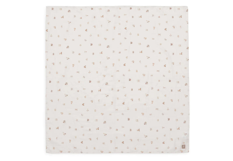 Set de 2 Mantas de muselina 115x115cm Animal Friends Jollein