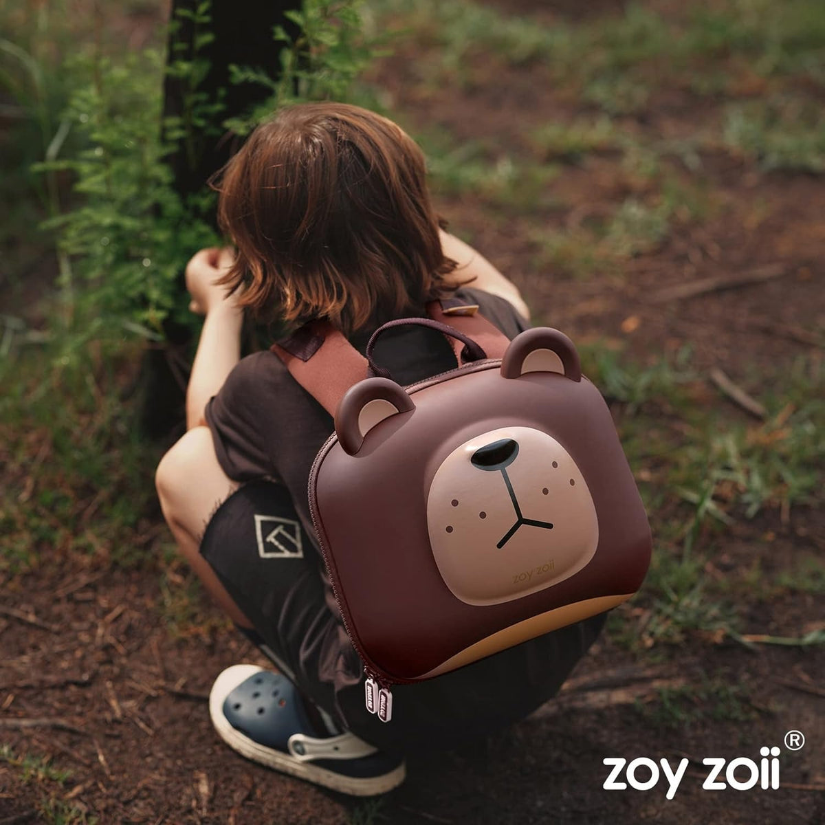 Mochila Serie Forest B18 Cute Big Bear Zoyzoii