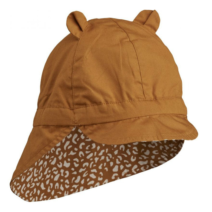 Gorra Reversible GORM Mini Leo Tuscany Golden Caramel - Liewood