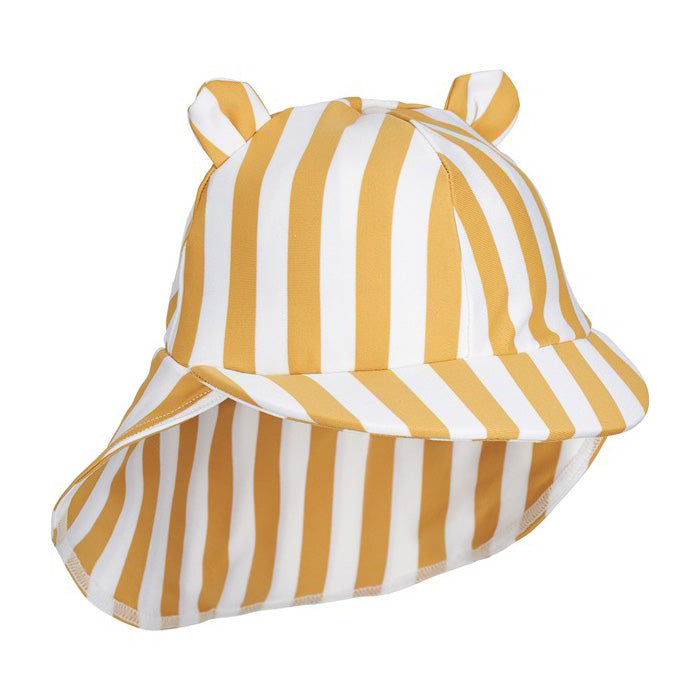 Gorra para el Sol SENIA Stripe Yellow Mellow White -Liewood