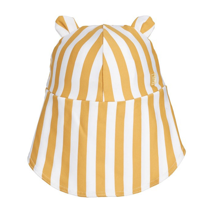 Gorra para el Sol SENIA Stripe Yellow Mellow White -Liewood