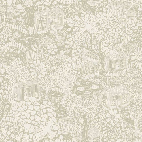 Wallpaper Infantil Bygga Bo Beige