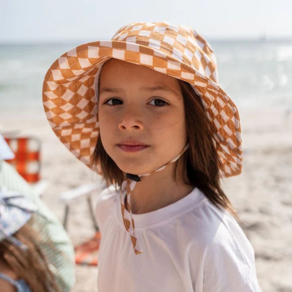 Sombrero de sol tipo pescador ala ancha UPF50+ Checkmate Acorn