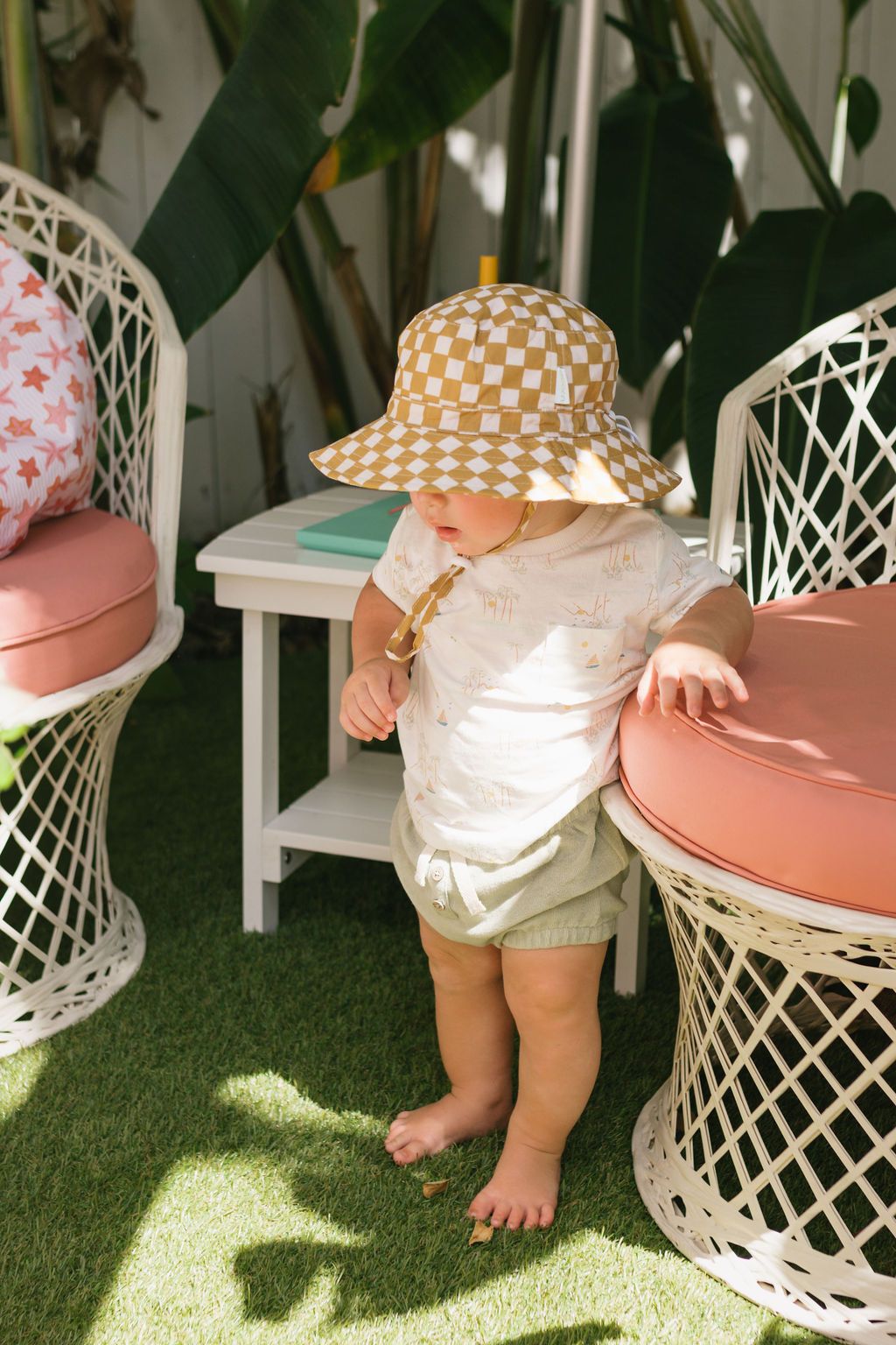 Sombrero de sol tipo pescador ala ancha UPF50+ Checkmate Acorn