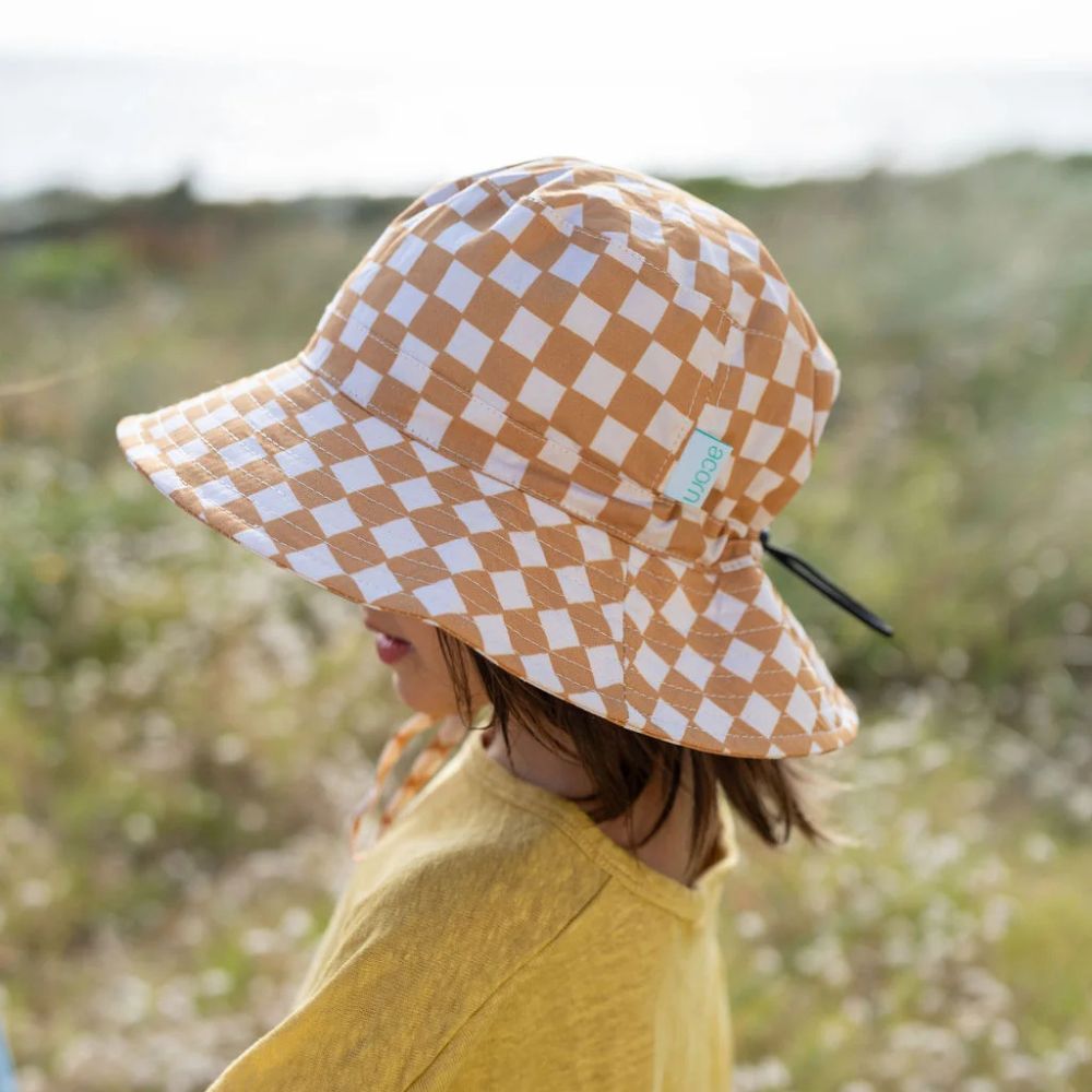 Sombrero de sol tipo pescador ala ancha UPF50+ Checkmate Acorn