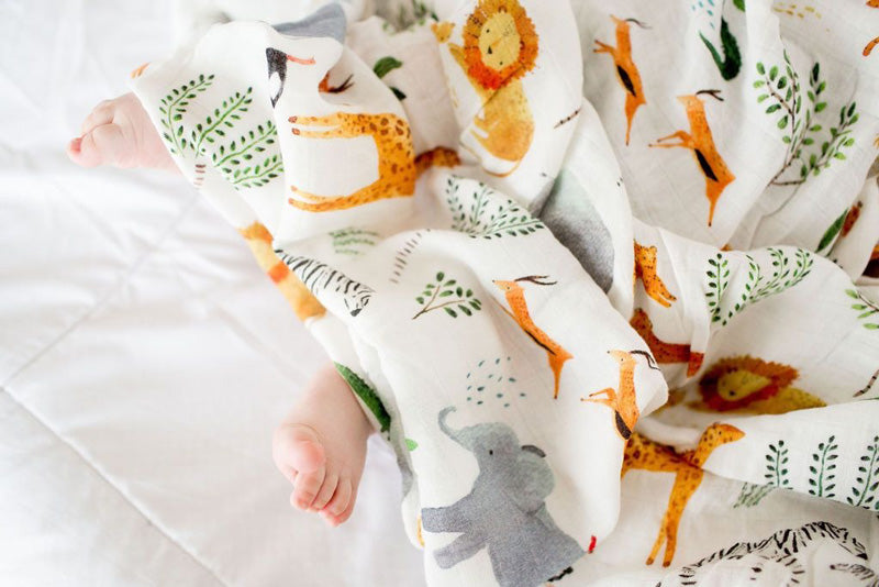 Swaddle de Muselina Safari Jungle By LouLou LOLLIPOP