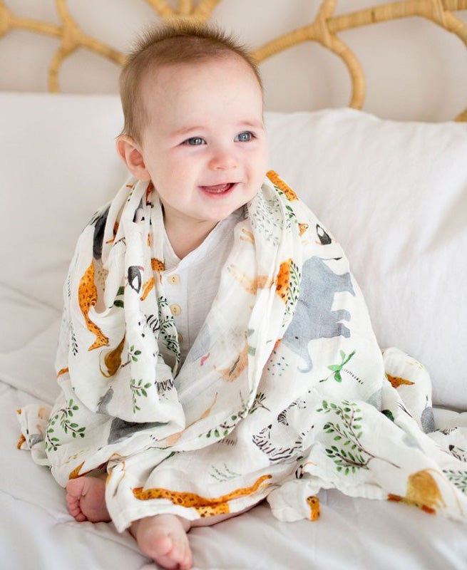 Swaddle de Muselina Safari Jungle By LouLou LOLLIPOP