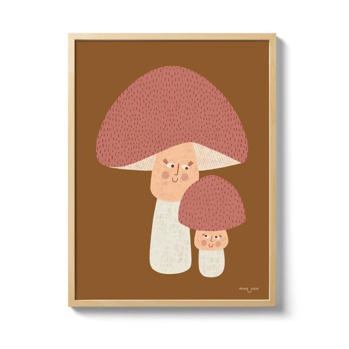 Póster Sweet mushrooms 30 x 40 cm - Maa-nno