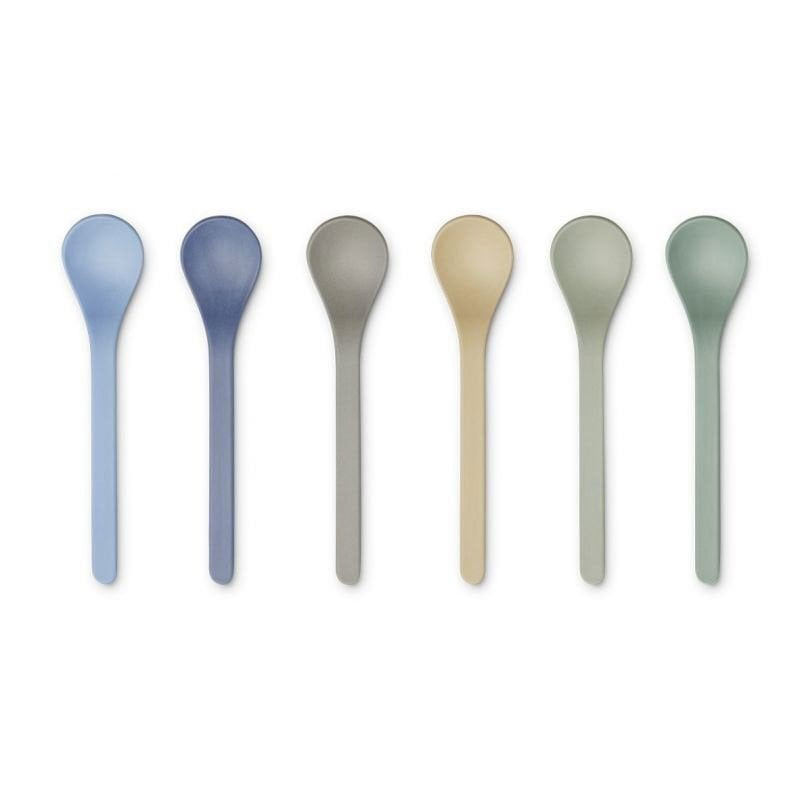 Cucharas Erin Spoons Pack x 6  Peppermint Multi Mix de Liewood