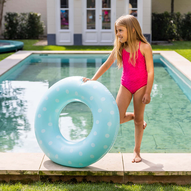 Flotador Inflable 90 cm Blue Dots Swim Essentials