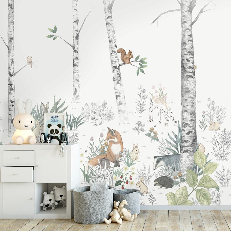 Mural Infantil Magic Forest Newbie