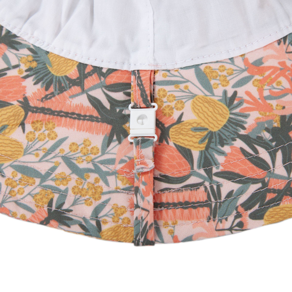 Sombrero de sol de ala ancha UPF50+ para bebé Native Bloom Acorn