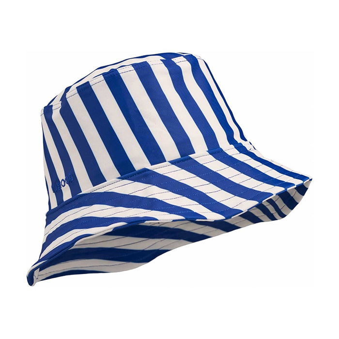 Sombrero para el Sol MATTY Stripe Surf Blue/Creme - Liewood