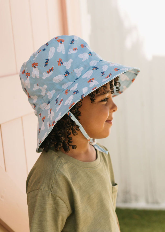 Sombrero de sol tipo pescador ala ancha UPF50+ High Flyers Acorn