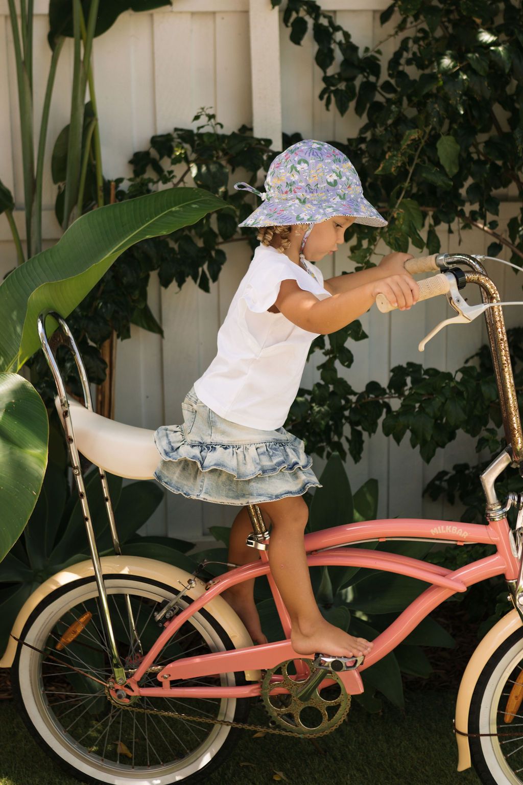 Sombrero de sol de ala ancha UPF50+ Chateau Blooms Acorn