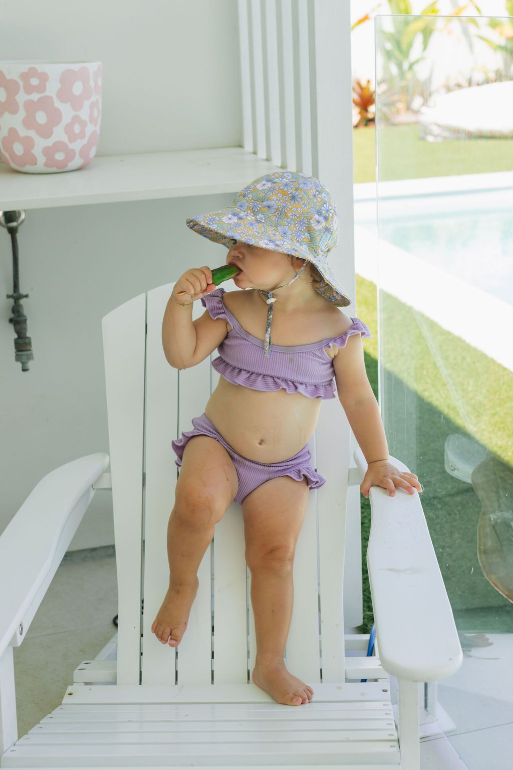 Sombrero de sol de ala ancha UPF50+ Gardenia Acorn