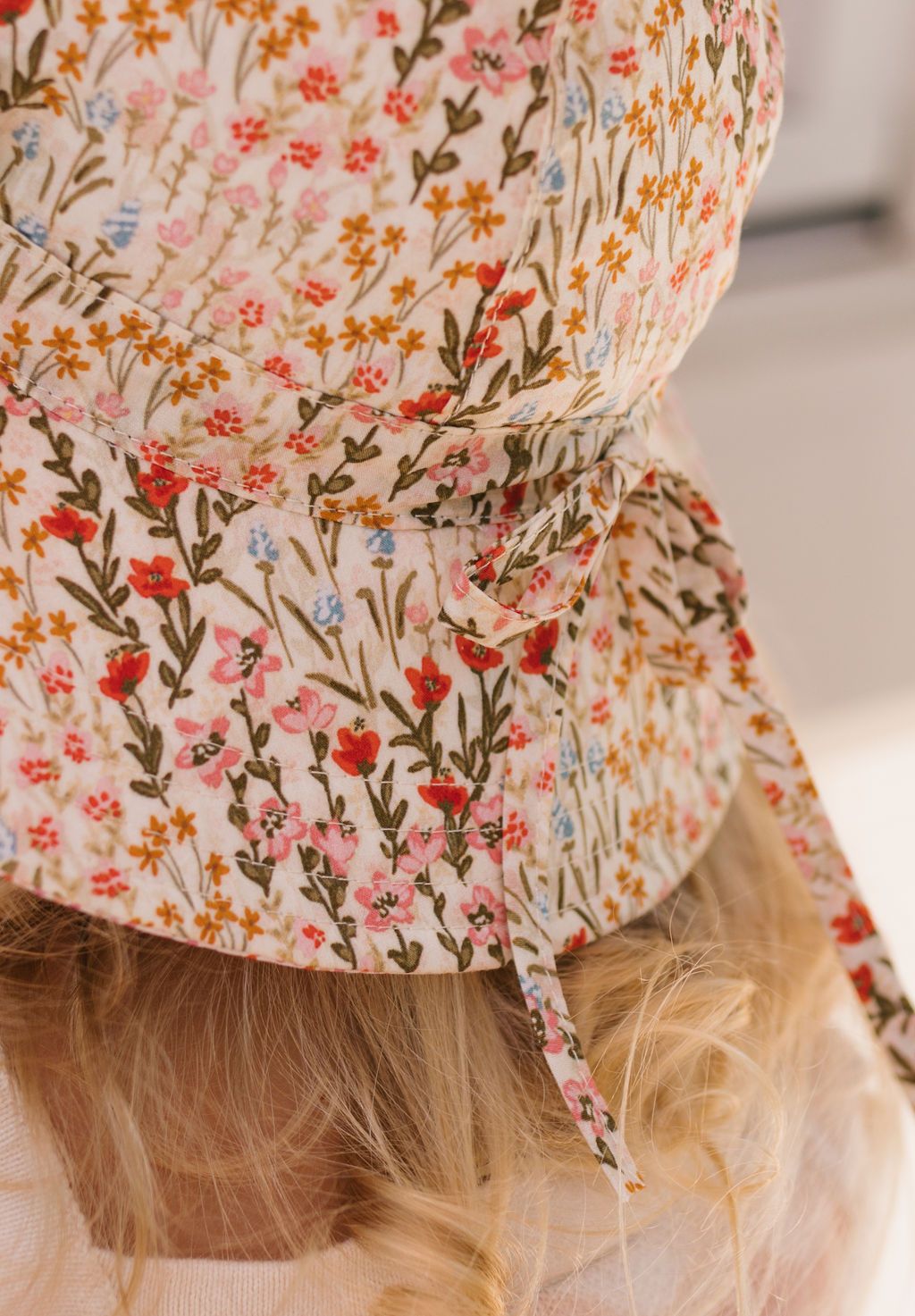 Sombrero de sol reversible de ala ancha UPF50+ Fiorella Acorn