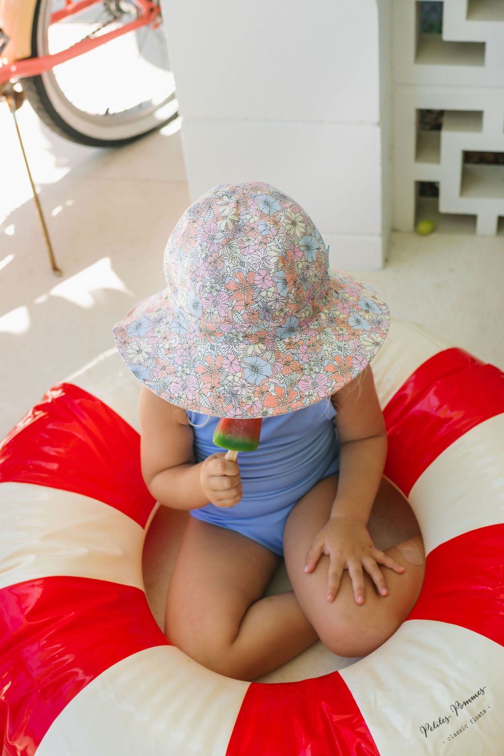 Sombrero de sol reversible de ala ancha UPF50+ Yasmine Acorn