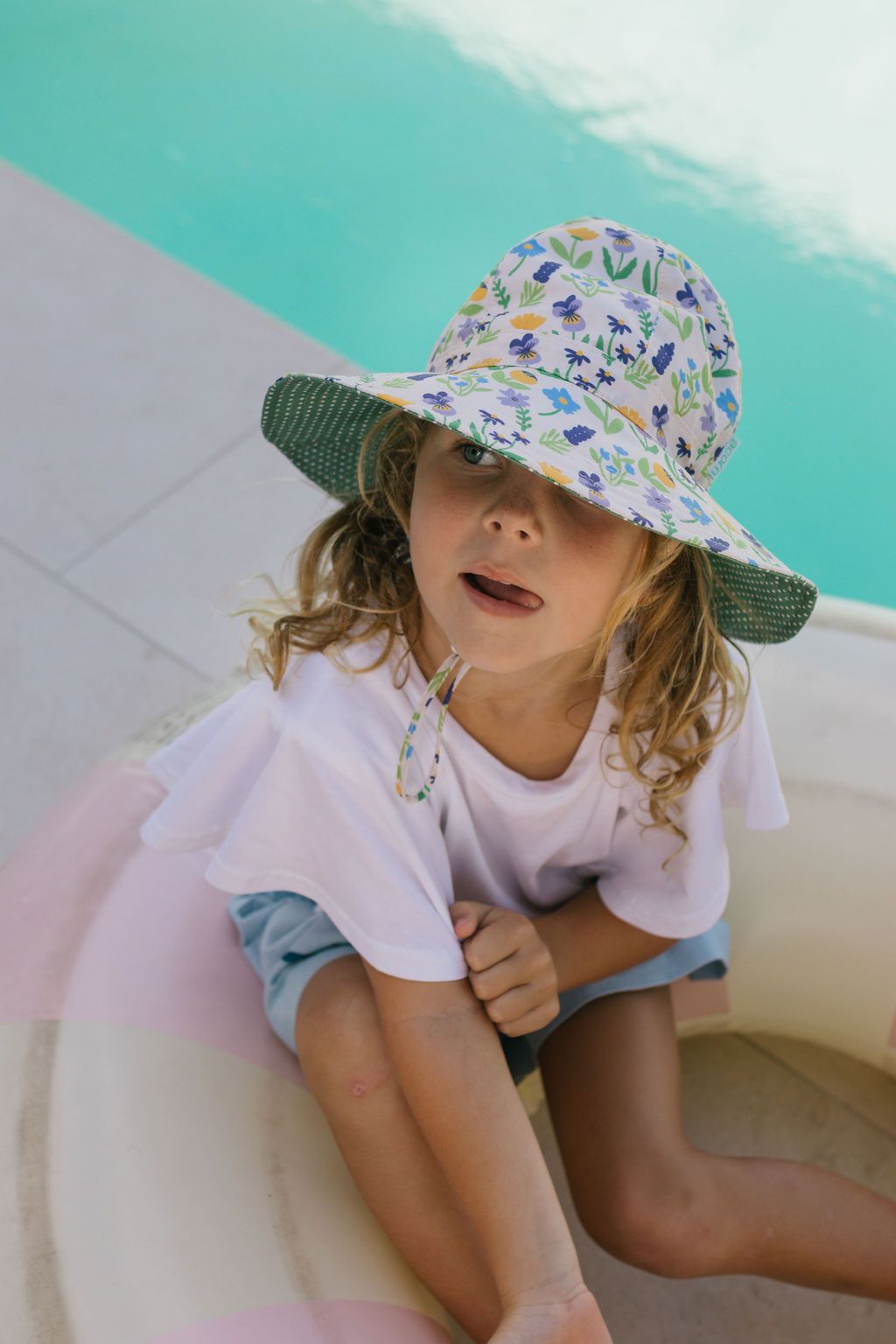 Sombrero de sol de ala ancha UPF50+ Springtime Acorn