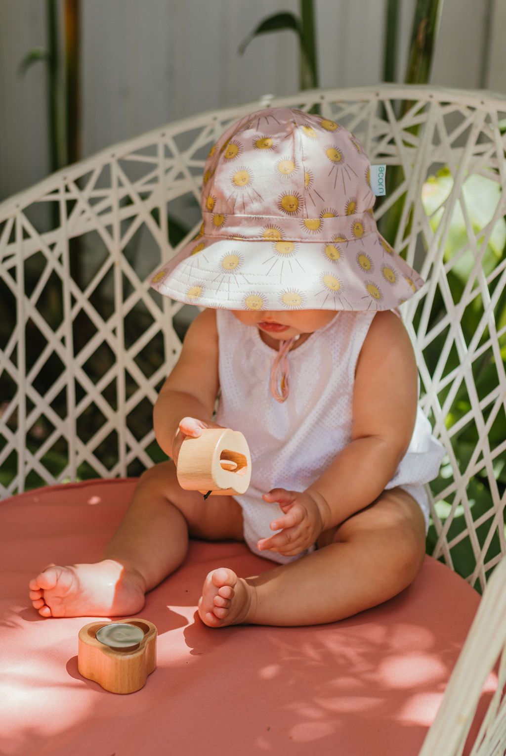 Sombrero tipo pescador UPF50+ algodón strech Sunshine Acorn