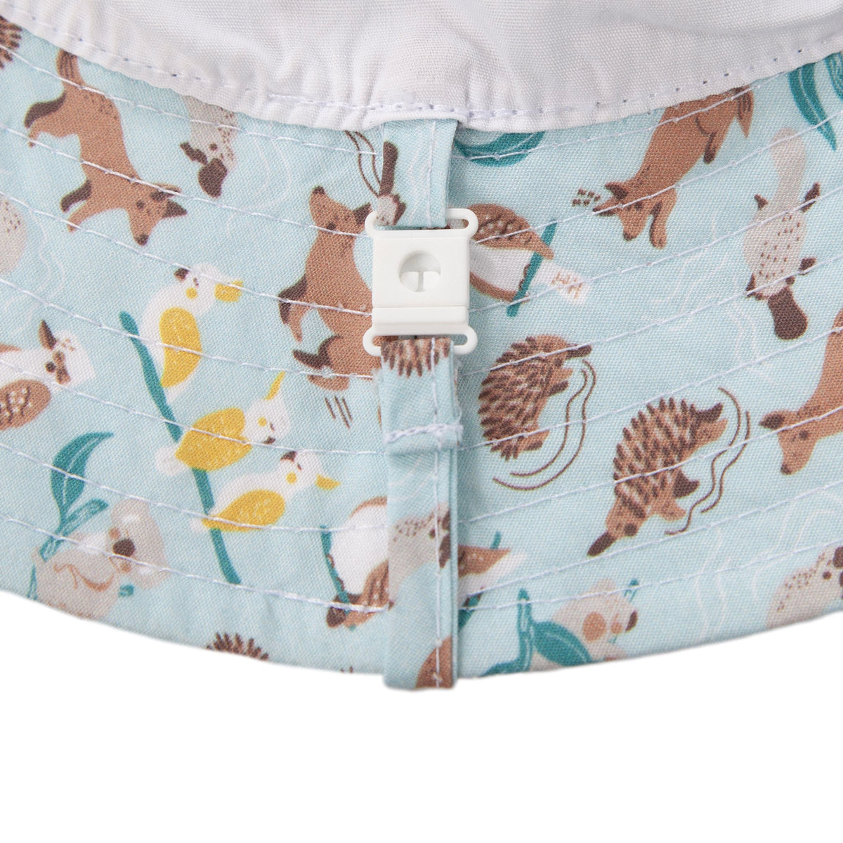 Sombrero de sol de ala ancha UPF50+ para bebé Aussie Bush Friends Acorn