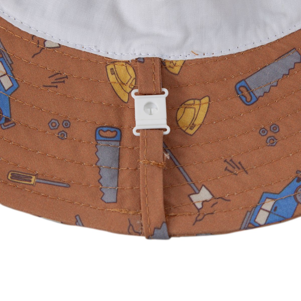 Sombrero de sol de ala ancha UPF50+ para bebé On The Tools Acorn